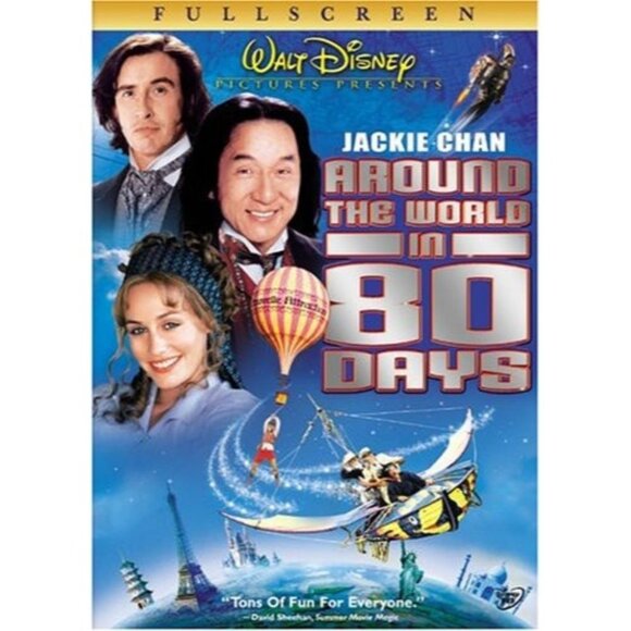 Around the World in 80 Days (2004) DVD Fullscreen Edition Jackie Chan - Picture 1 of 4